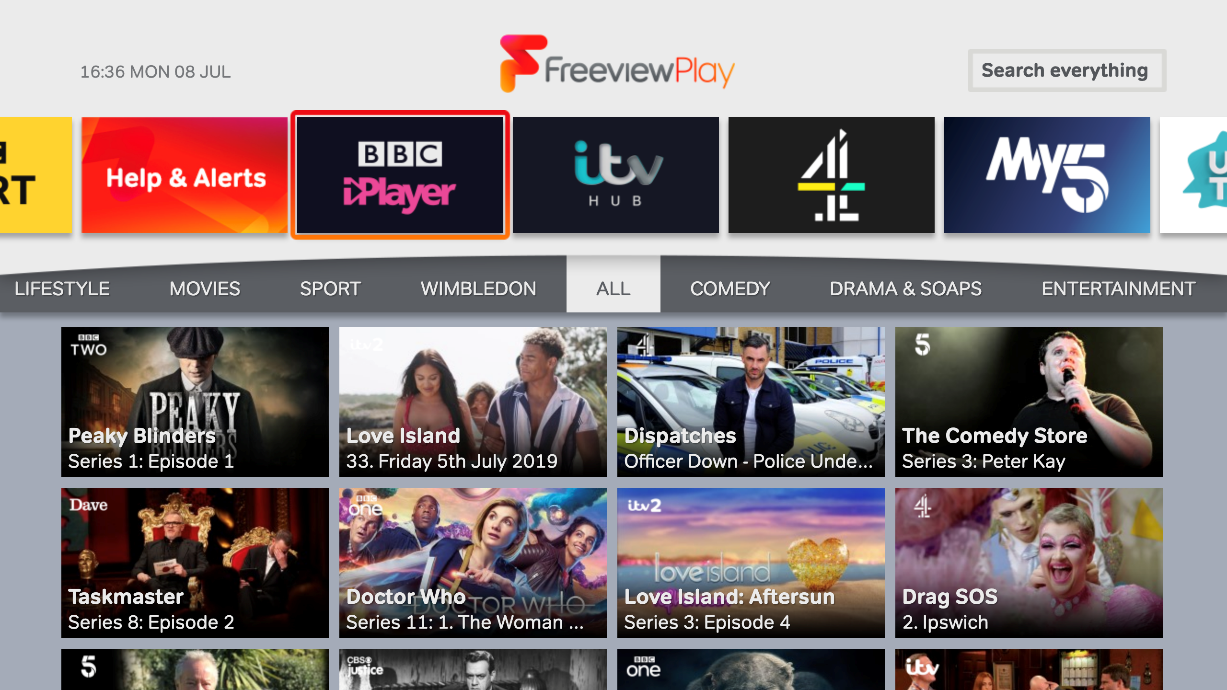channel 100 freeview play