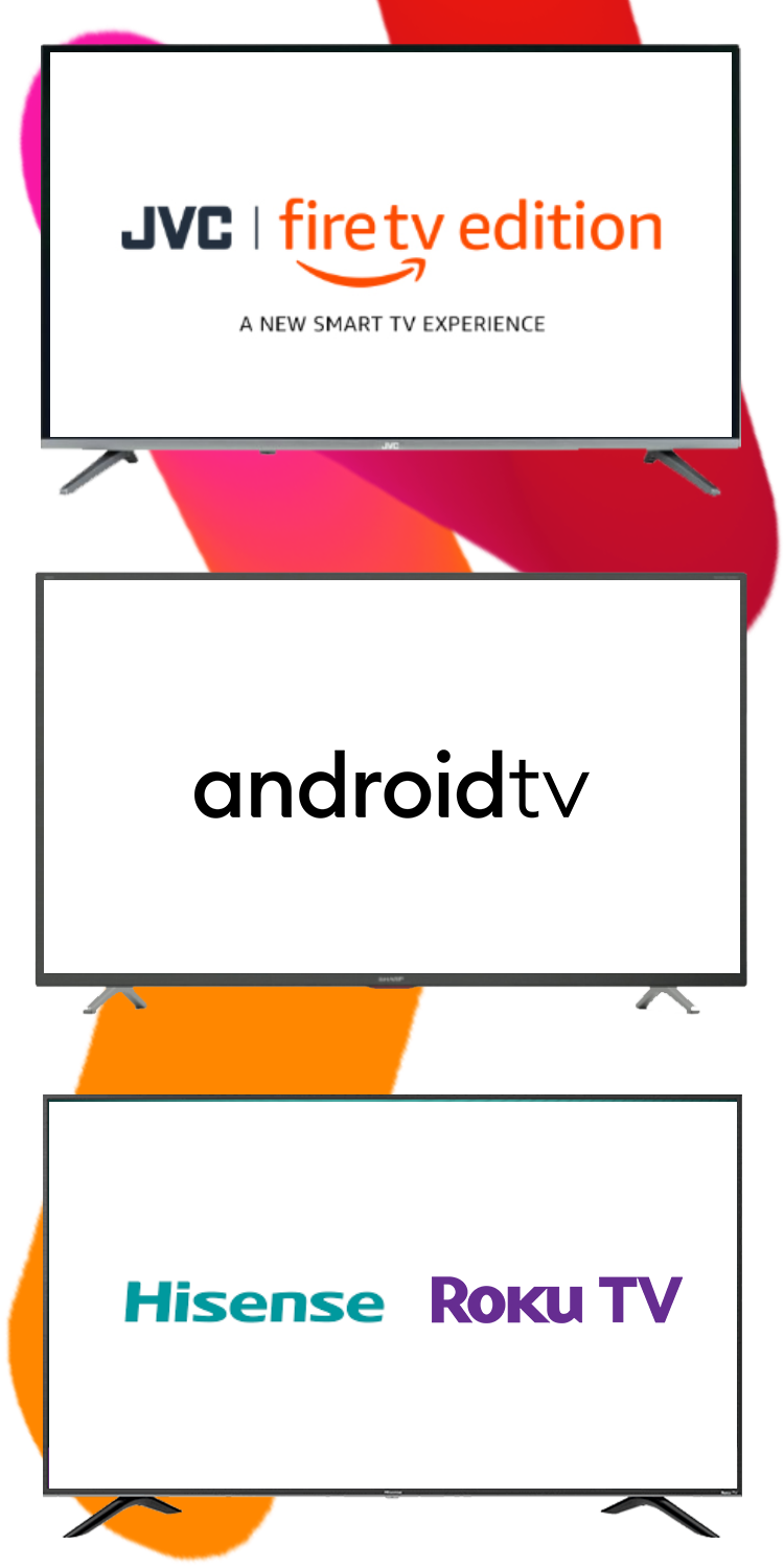 Freeview Play TVs: JVC Fire TV, Android TV, and Hisense Roku TV