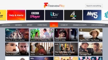 Channel 100 Freeview Play screen