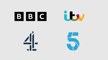 BBC, ITV, Channel 4 and Channel 5 logos