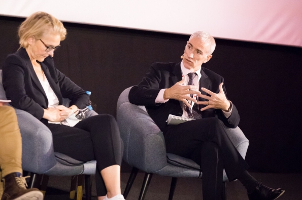 Image of Mike Darcey speaking at Outside the box 2019