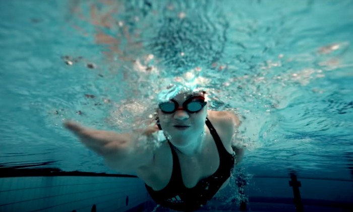 Under water shot of a Tokyo 2020 Paralympic Games swimmer
