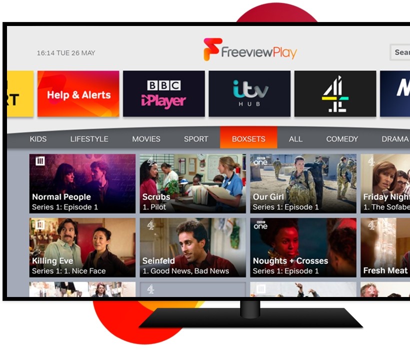 Freeview Play has over 700 box sets available on demand