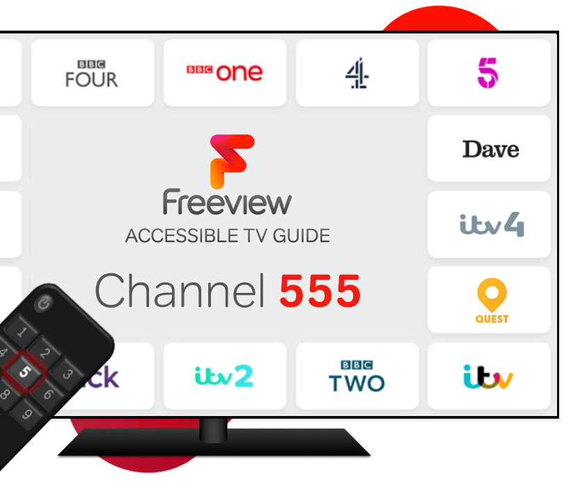 Accessible TV Guide Freeview