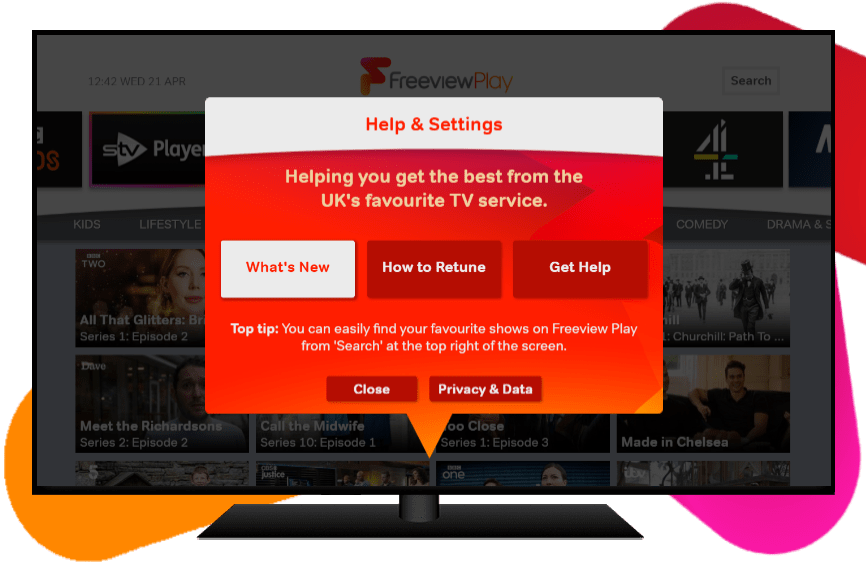 Freeview Help Right