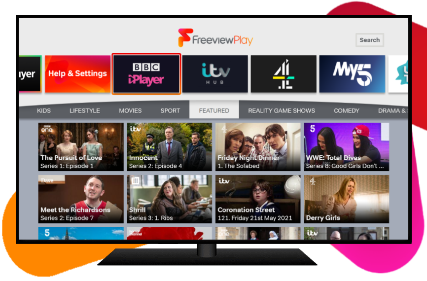 Freeview Play UI