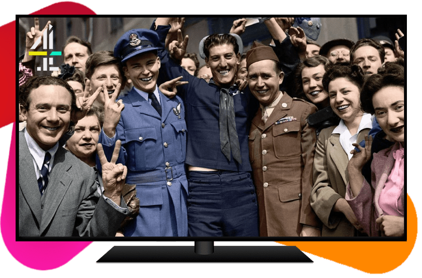 VE Day In Colour