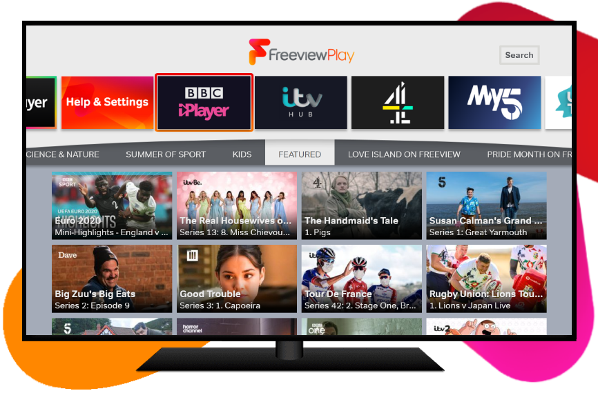 Freeview All your favourite TV shows, all in one place and all for free