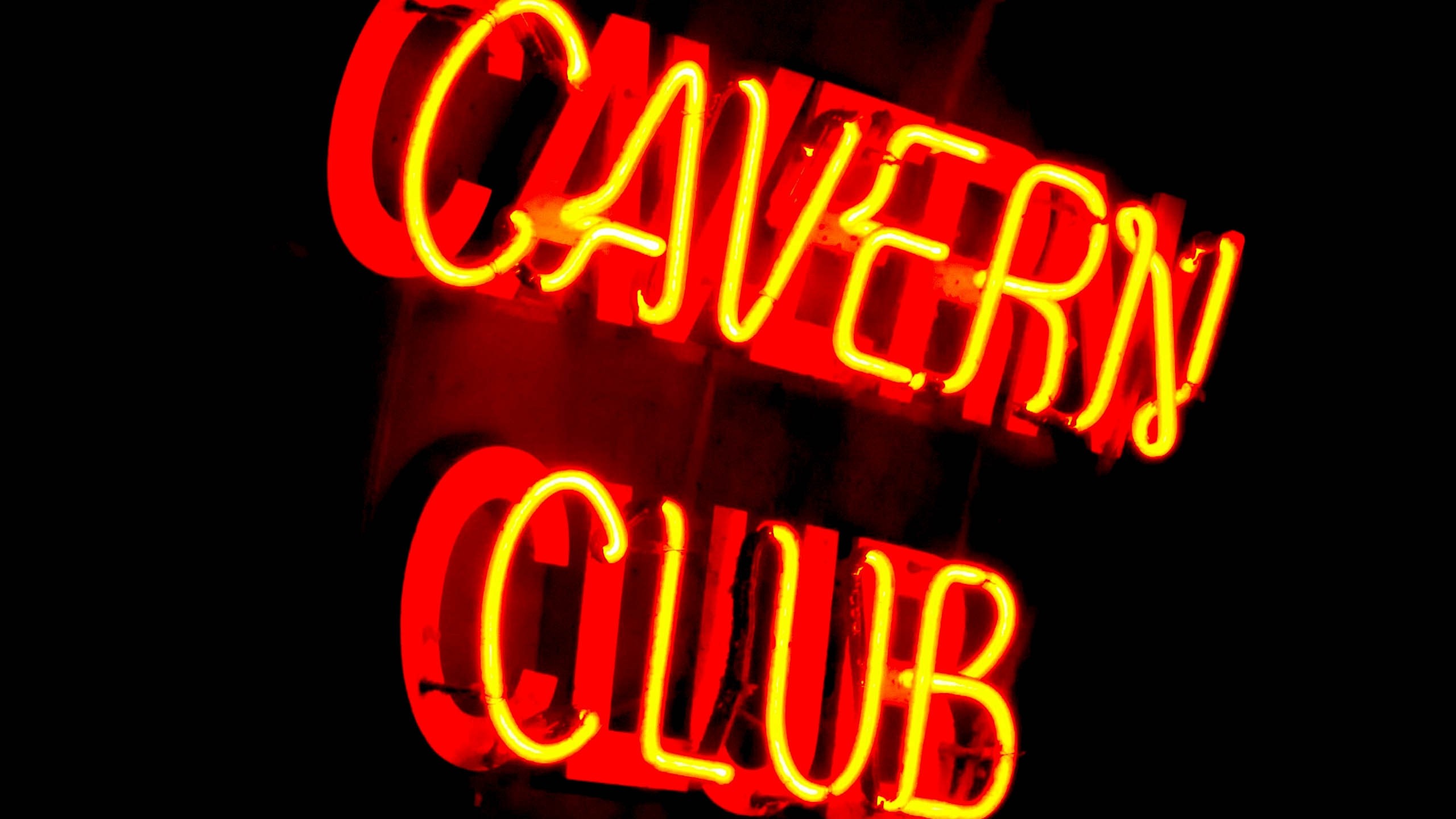 Neon sign of The Cavern Club, Liverpool
