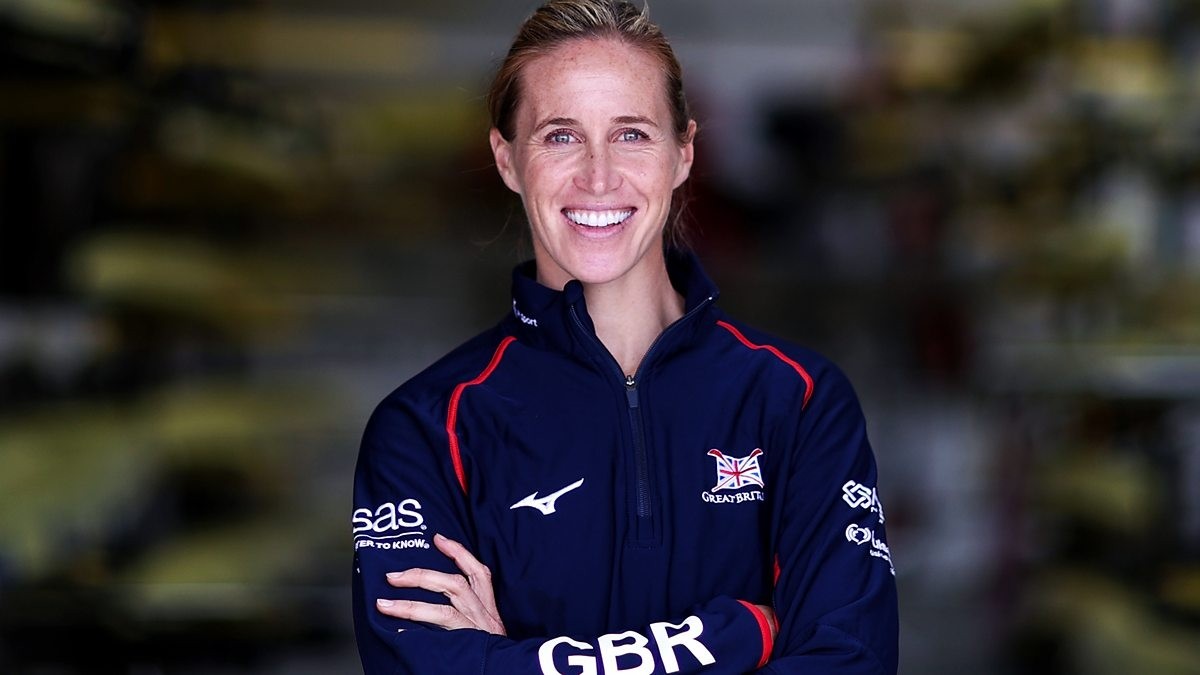 Rower Helen Glover in Team GB uniform