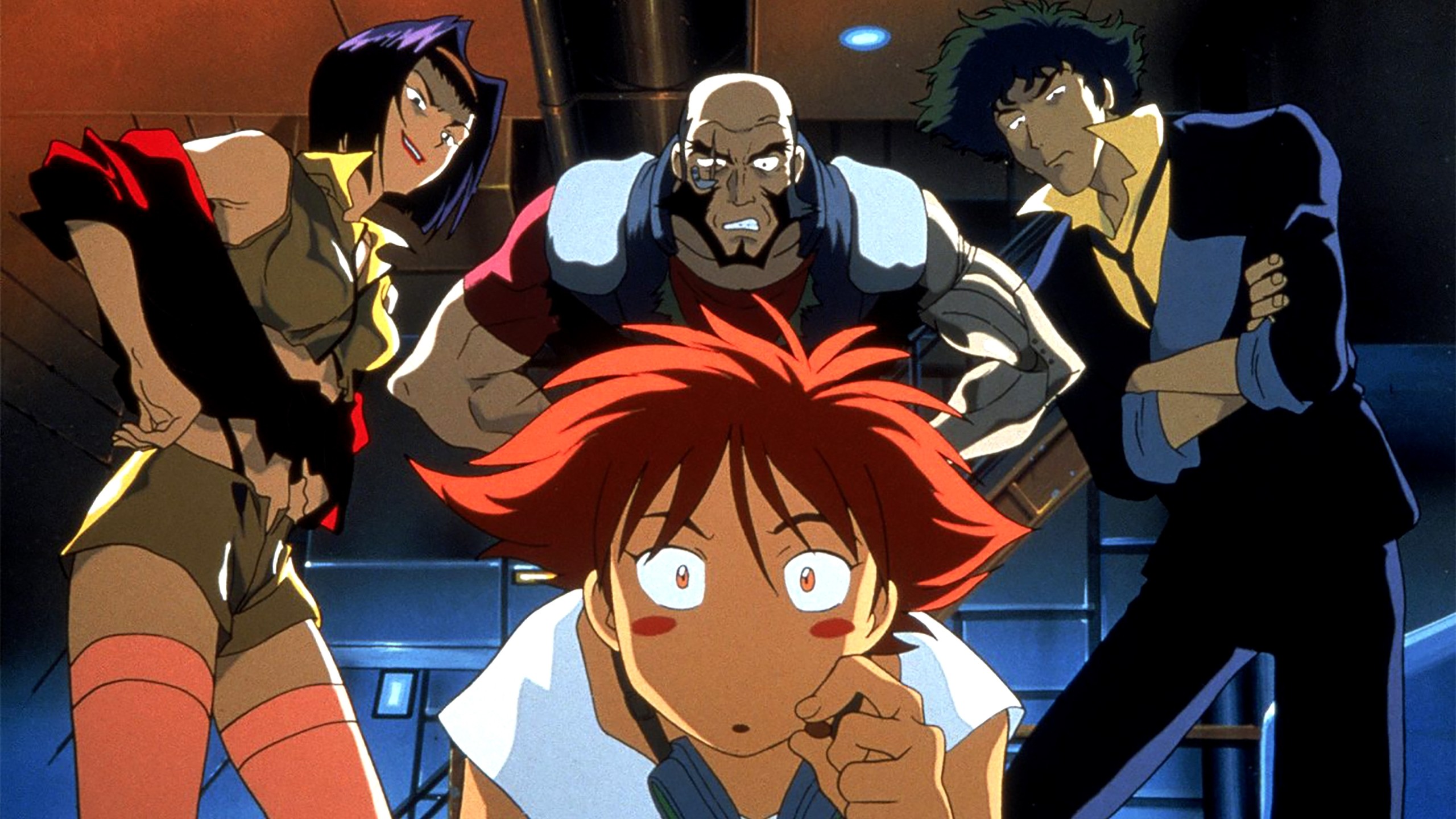 Four characters from Cowboy Bebop