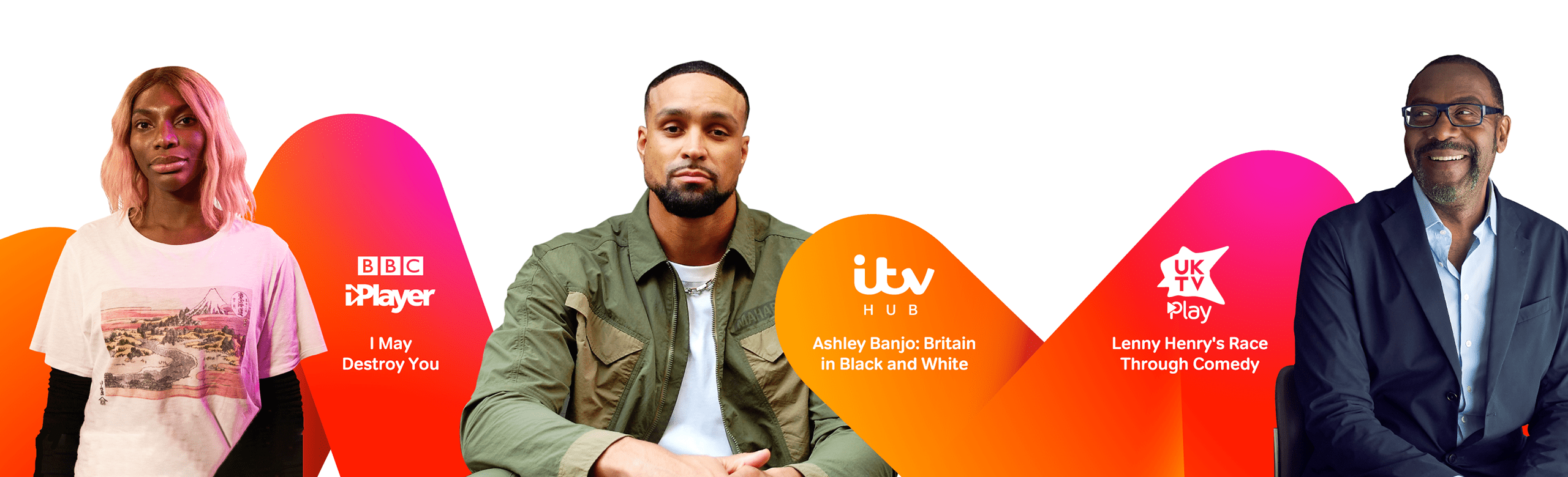 Michaela Coel, Ashley Banjo and Lenny Henry