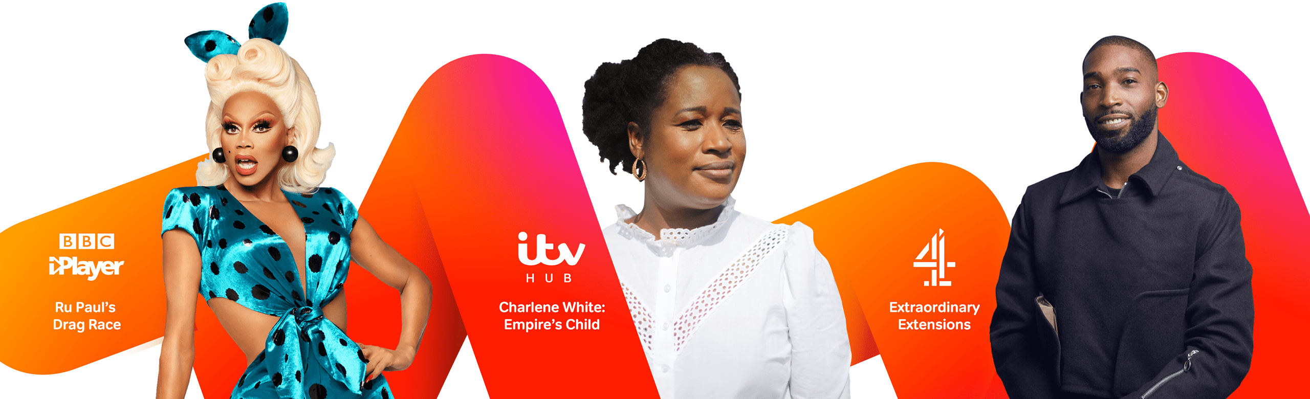 Ru Paul, Charlene White and Tinie Tempah
