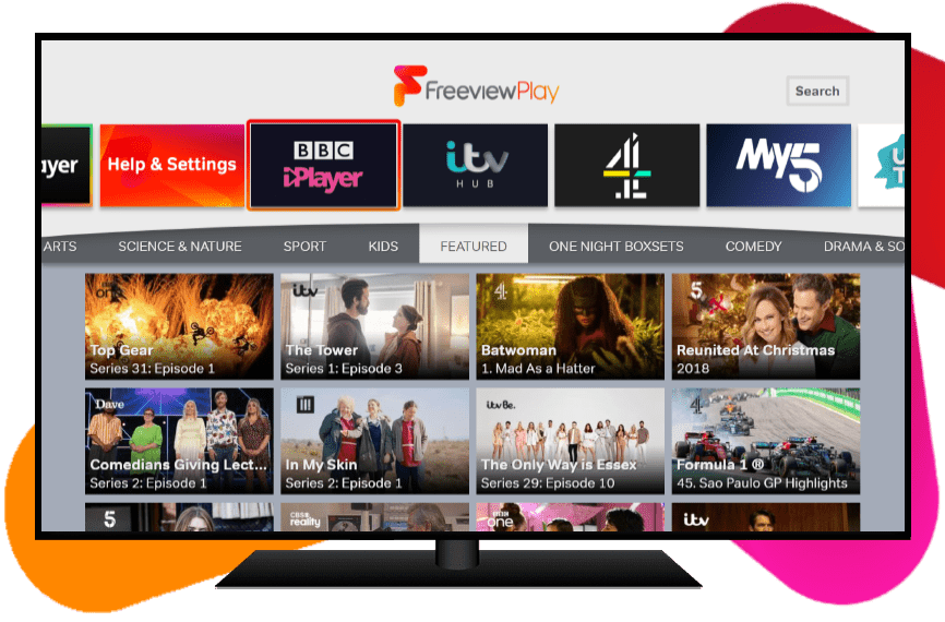 Explore Freeview Play
