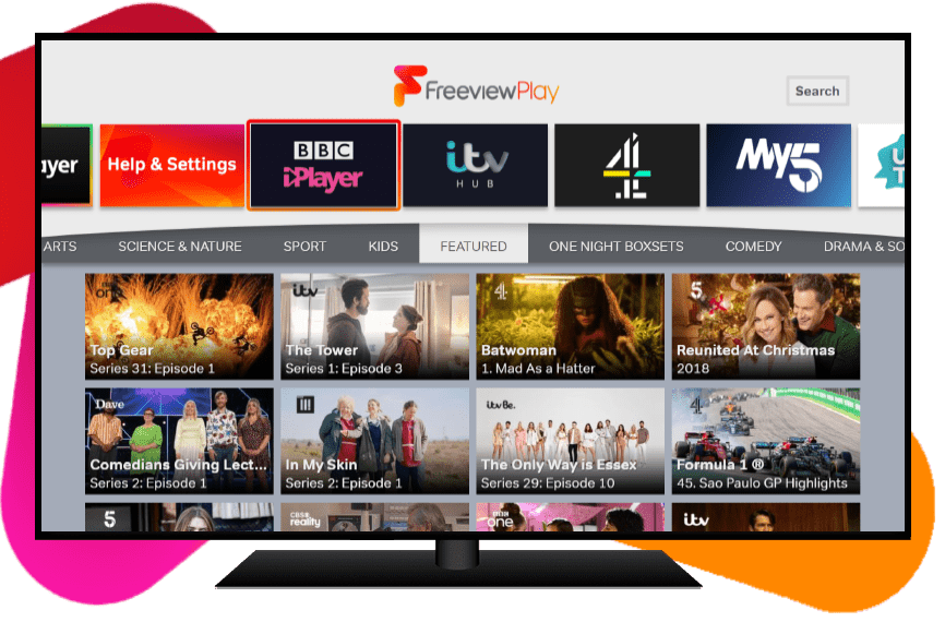 Explore Freeview Play