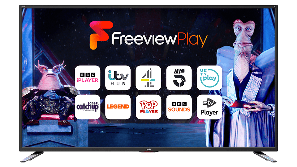 Bush 42 Inch ha 42 U 5232 mekb SMART 4K UHD TV LED HDR Freeview 