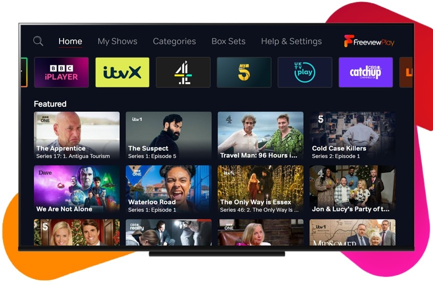 Freeview All your favourite TV shows, all in one place and all for free