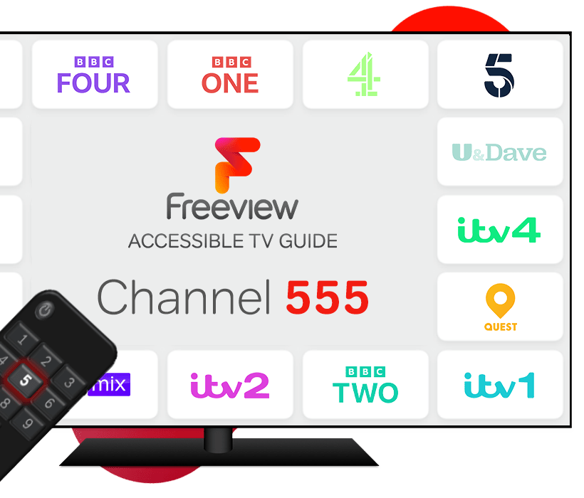 Accessible TV Guide - Channel 555
