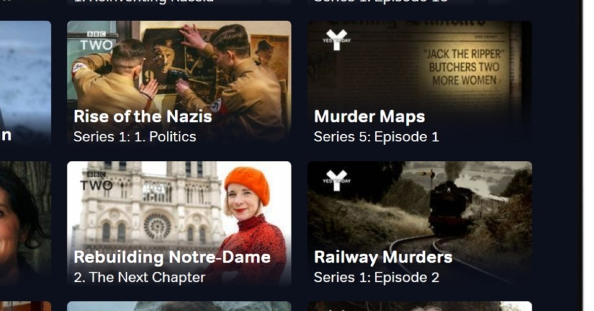History on Freeview Play | Freeview
